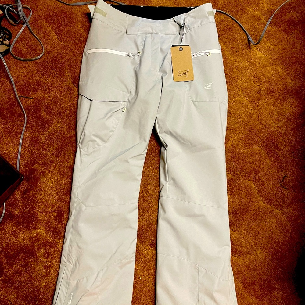 GRAY/BLUE SNOWBOARD PANTS NWT